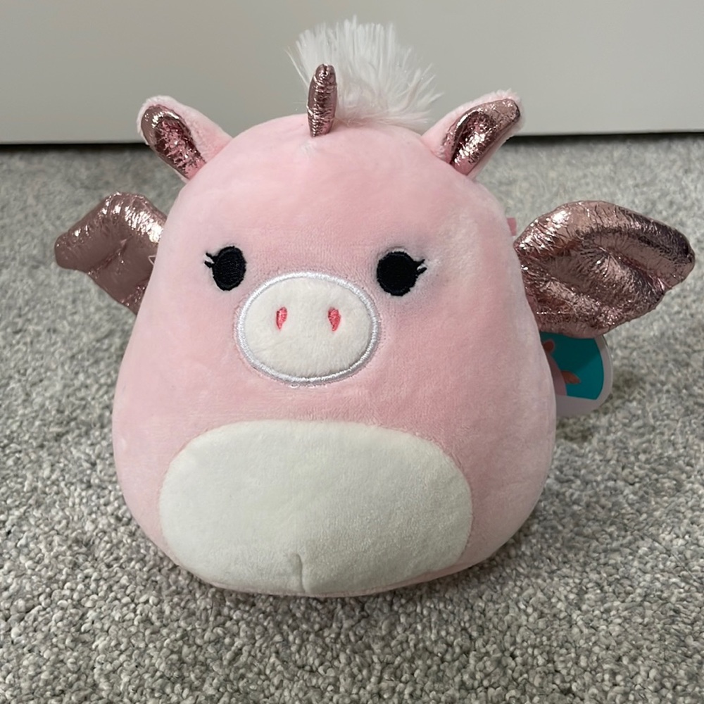 Squishmallows 5 inch Grecia Pink Pegasus